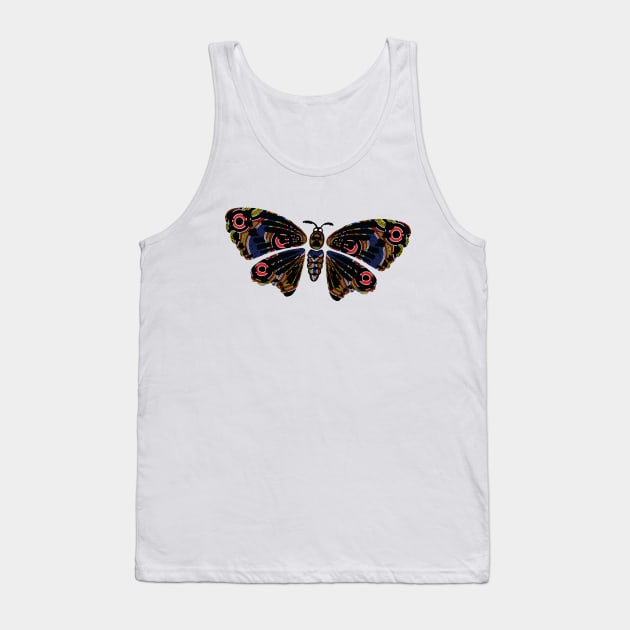 Aboriginal Art - Butterfly Tank Top by hogartharts